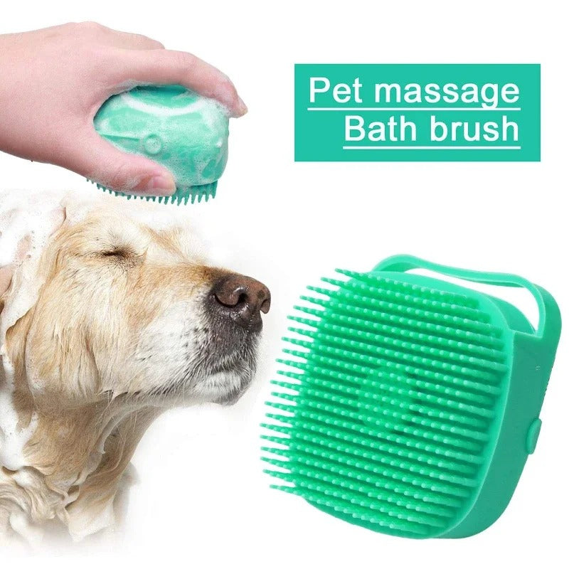 Silicone Rubber Dog Bath Brush